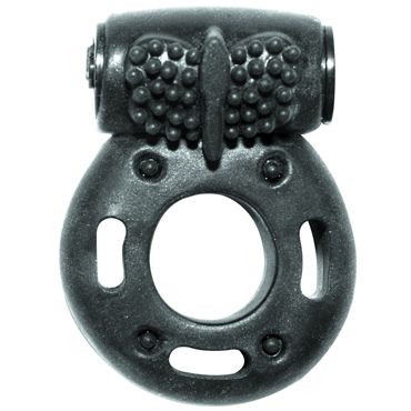 Lola Toys Rings Axle-pin, черное Эрекционное кольцо с вибрацией