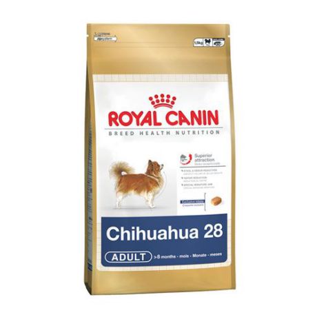 Корм для собак ROYAL CANIN (Роял Канин) Chihuahua 28 для породы Чихуахуа старше 8 месяцев сух. 1,5кг