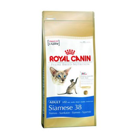 Корм для кошек ROYAL CANIN (Роял Канин) Siamese 38 для Сиамской породы, старше 12 месяцев сух. 400г