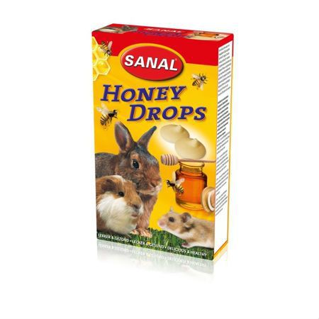 SANAL Дропсы для грызунов Orange Drops (апельсин + Вит. С) 45г