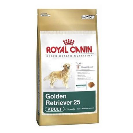 Корм для собак ROYAL CANIN (Роял Канин) Golden Retriever 25 для породы Голден Ретривер старше 15 месяцев сух. 3кг