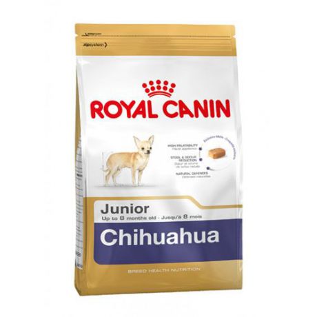 Корм для щенков ROYAL CANIN (Роял Канин) Chihuahua 30 Junior для породы Чихуахуа до 8 месяцев сух. 500г