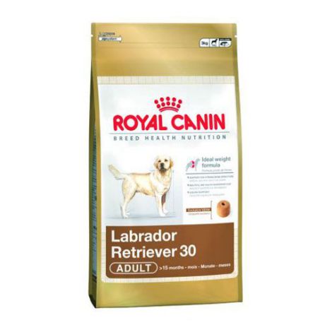 Корм для собак ROYAL CANIN (Роял Канин) Labrador Retriever 30 для породы Лабрадор старше 15 месяцев сух. 12кг