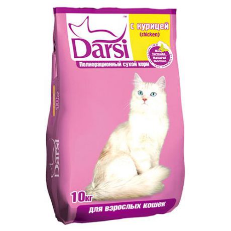Корм для кошек DARSI курица сух. 10кг