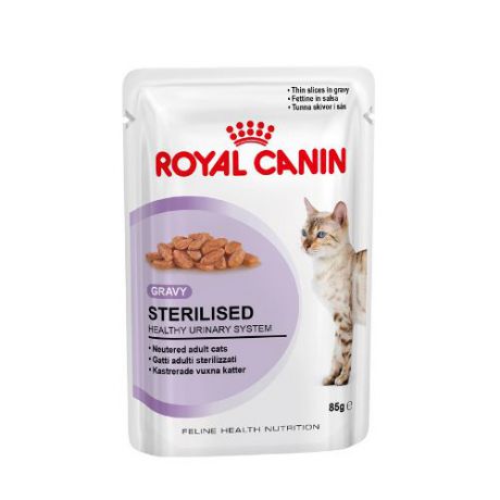 Корм для кошек ROYAL CANIN (Роял Канин) Sterilised для кастрированных и стерилизованных конс. 85г