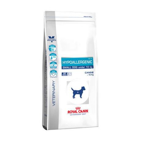 Корм для собак ROYAL CANIN (Роял Канин) Vet Diet Hypoallergenic Small Dog HSD24 до 10кг с пищевой непереносим.сух.1кг