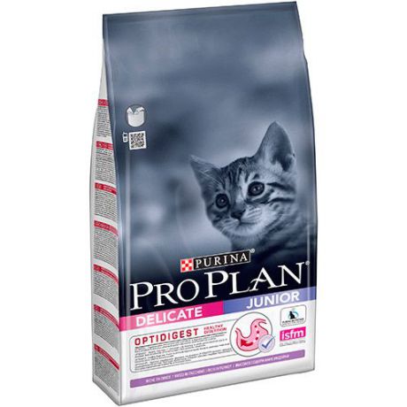 Корм для котят PRO PLAN с чувствительным пищеварением индейка сух. 1.5кг