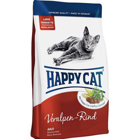 Корм для кошек HAPPY CAT Fit & Well альпийская говядина сух.10кг