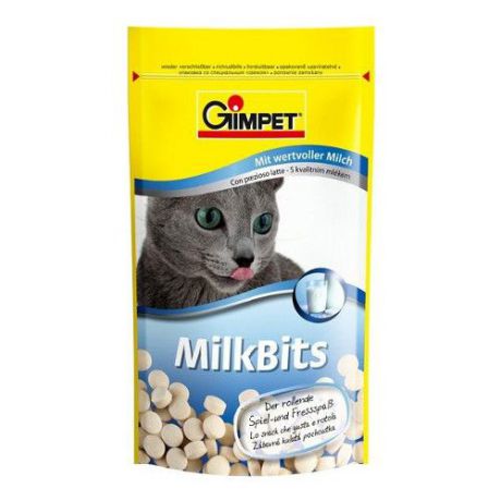 GIMPET Лакомство для кошек Милкбитс молочные, 100шт 50г