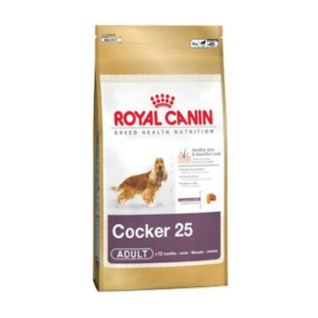 Корм для собак ROYAL CANIN (Роял Канин) Cocker 25 для породы Кокер-спаниель сух.3кг