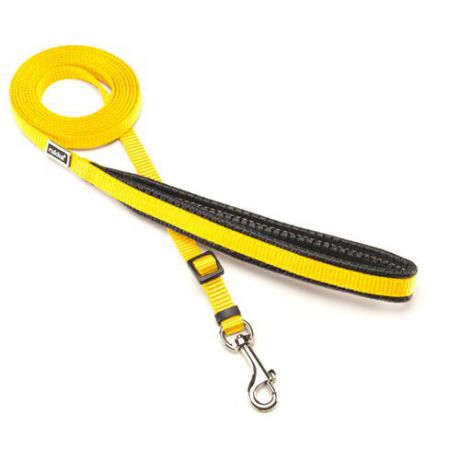 Поводок для собак RUKKA (ширина 10мм /длина 200см) Желтый