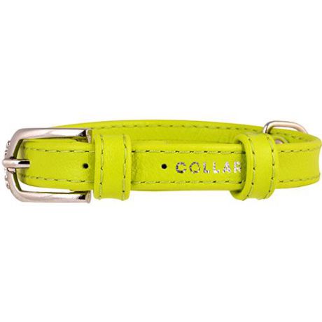 Ошейник для собак COLLAR GLAMOUR без украшений 20мм 30-39см оранжевый