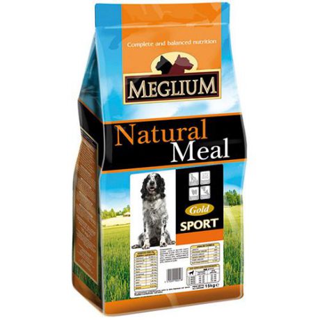 Корм для собак MEGLIUM Sport Gold мясо, овощи сух. 3кг