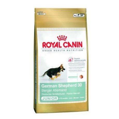 Корм для щенков ROYAL CANIN (Роял Канин) German Shepherd Junior 30 для породы Немецкая овчарка до 15 месяцев сух. 3кг