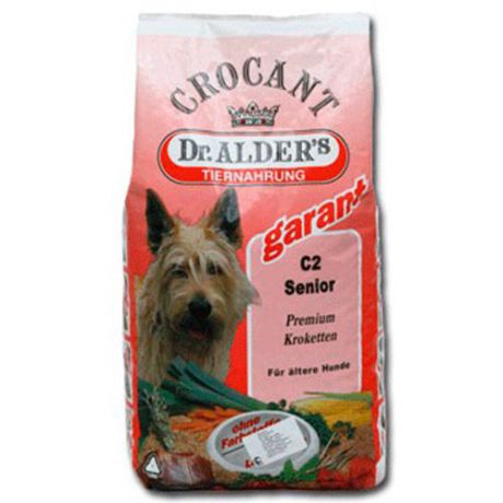 Корм для собак DR. ALDER`S С-2 Crocant Senior для пожилых собак, Говядина, рис сух.6кг