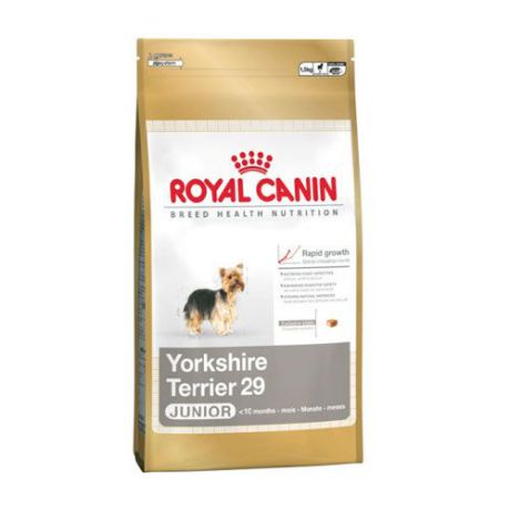 Корм для щенков ROYAL CANIN (Роял Канин) Yorkshire Terrier 29 Junior для породы Йоркширский терьер до 10 мес сух.500г