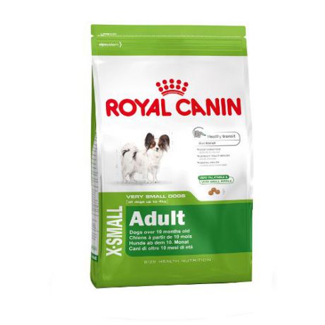 Корм для собак ROYAL CANIN (Роял Канин) Size X-Small Adult для миниатюрных пород от 10 месяцев до 8 лет сух. 1,5кг