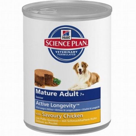 Корм для собак HILL'S Science Plan Canine Mature Adult 7+ Savoury курица конс. 370г