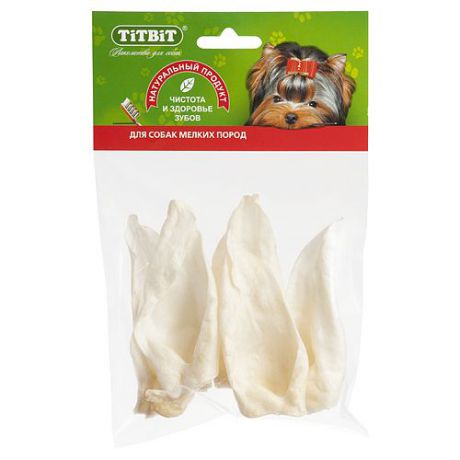 Лакомство для собак TITBIT Ухо кроличье диетическое (мягкая упаковка)