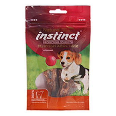 Лакомство для собак Instinct Телячьи хвостики в упаковке 40г