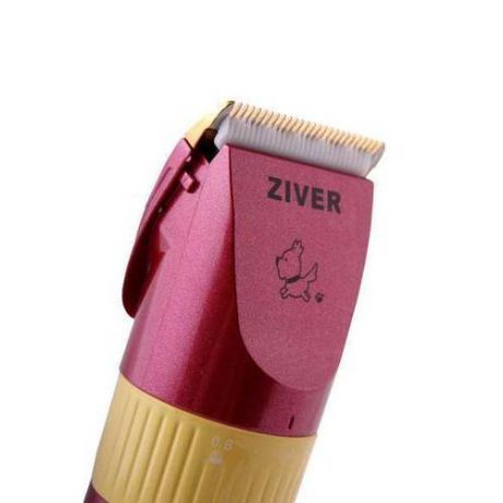 Машинка для стрижки собак ZIVER Ziver 202, аккумуляторно-сетевая, 1 час зарядки, фиолетовая