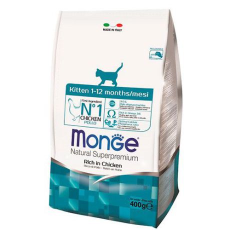 Корм для котят MONGE Cat сух. 400г