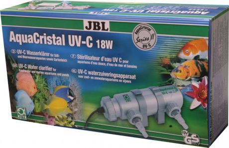Ультрафиолетовый стерилизатор JBL AquaCristal SERIES II д/аквариумов с пресной и морской водой 18Вт