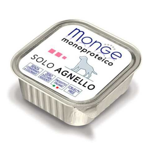Корм для собак MONGE Dog Monoproteico Solo паштет из ягненка конс. 150г