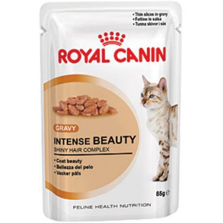 Корм для кошек ROYAL CANIN (Роял Канин) Intense Beauty для поддержания красоты шерсти конс. 85г
