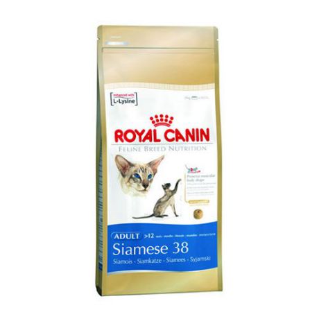 Корм для кошек ROYAL CANIN (Роял Канин) Siamese 38 для Сиамской породы, старше 12 месяцев сух. 2кг