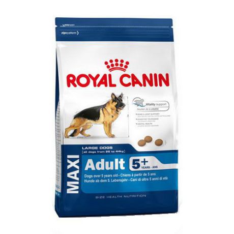 Корм для собак ROYAL CANIN (Роял Канин) Size Maxi Adult 5+ для крупных пород старше 5 лет сух. 4кг