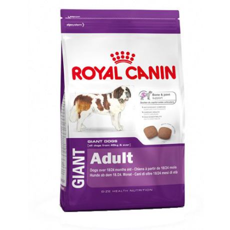 Корм для собак ROYAL CANIN (Роял Канин) Size Giant Adult для гигантских пород старше 18 месяцев сух.15кг