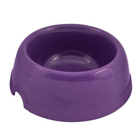 Миска для животных ХОРОШКА пластиковая фиолетовая 100мл
