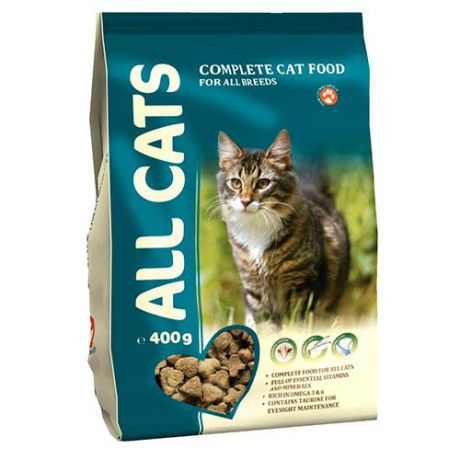 Корм для кошек ALL CATS полнорационный сух. 0,4кг