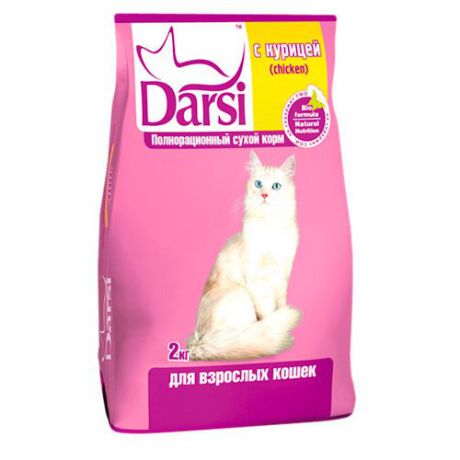 Корм для кошек DARSI курица сух. 2кг