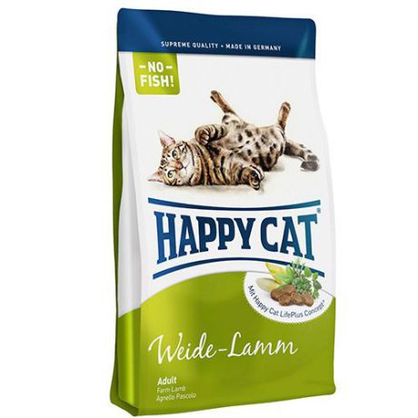 Корм для кошек HAPPY CAT Fit & Well ягненок сух.4кг