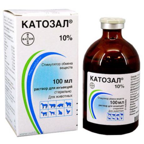 BAYER Катозал для инъекций 10% 100мл