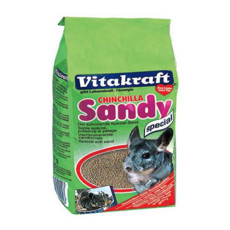 Наполнитель для грызунов VITAKRAFT CHINCHILLA SANDY песок для шиншилл 1кг
