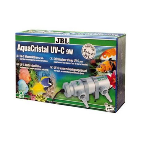 JBL AquaCristal UV-C 9W SERIES II - Ультрафиолетовый стерилизатор воды для аквариумов с пресной и морской водой и прудов, 9 ватт