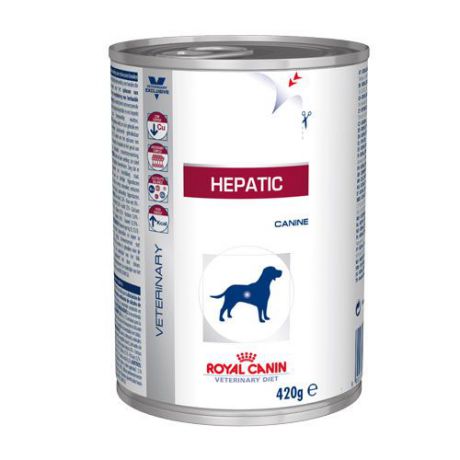 Корм для собак ROYAL CANIN (Роял Канин) Vet Diet Hepatic при заболеваниях печени конс.420г