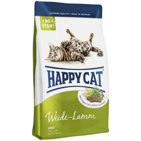 Корм для кошек HAPPY CAT ФитВелл ягненок сух. 300г