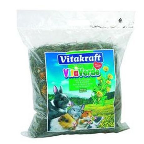 Корм для грызунов VITAKRAFT VITA VERDE луговое сено с цветами одуванчика 500г
