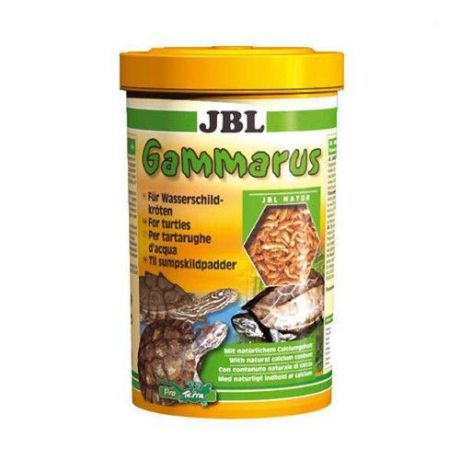 Корм-лакомство для черепах JBL Gammarus для водн.черепах,очищенный гаммарус спец.упак 750мл(80г)