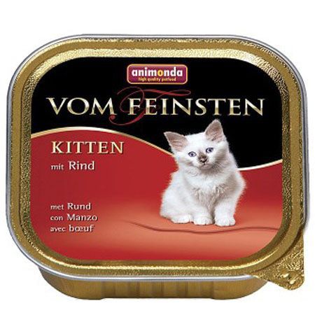 Корм для котят ANIMONDA Vom Feinsten говядина конс. 100г