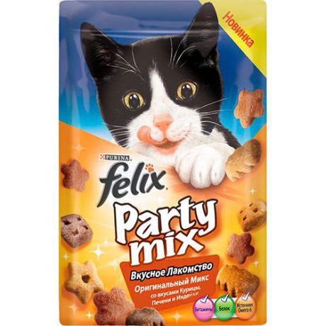 Лакомство для кошек FELIX (Феликс) Party mix Оригинал Микс 20г