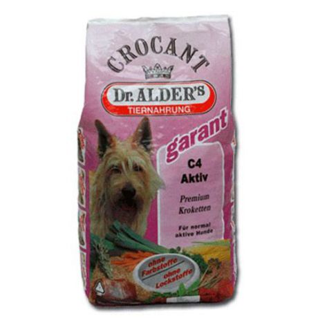 Корм для собак DR. ALDER`S С-4 Crocant Activ Говядина, рис сух.18кг