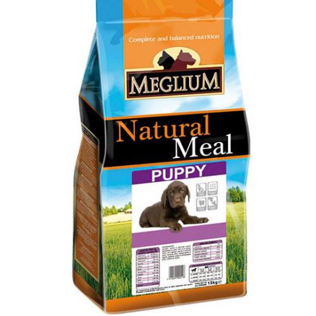 Корм для щенков MEGLIUM мясо, овощи сух. 3кг