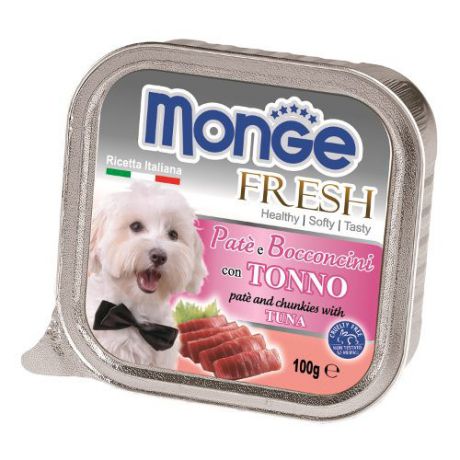 Корм для собак MONGE Dog Fresh тунец конс. 100г