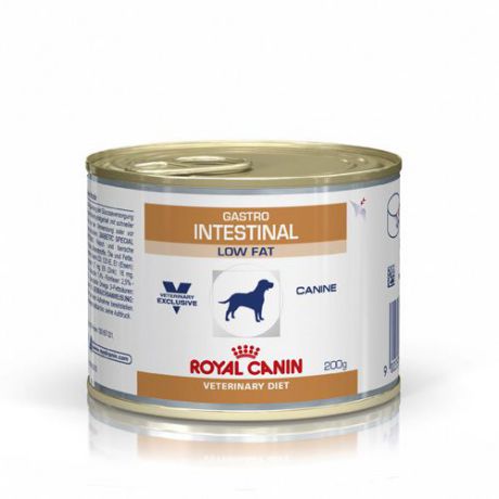 Корм для собак ROYAL CANIN (Роял Канин) Gastro Intestinal Low Fat Caninel, конс., 200г