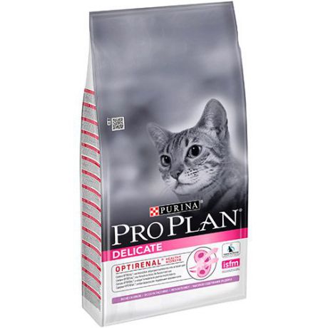 Корм для кошек PRO PLAN с проблемой пищеварения индейка, рис сух. 10кг